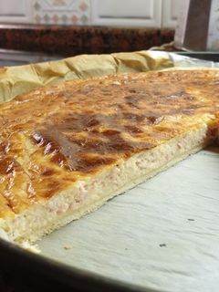 Una foto de Quiche de jamón y queso