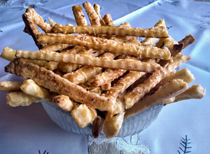 Sós túrós Szilveszteri ropogtató //sós sütemény// recept fotója