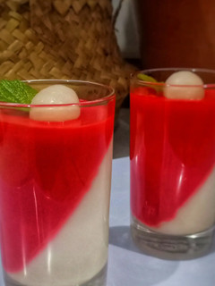 Foto resep Puding Merah Putih