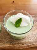 Panna Cotta Japonesa de Matcha
