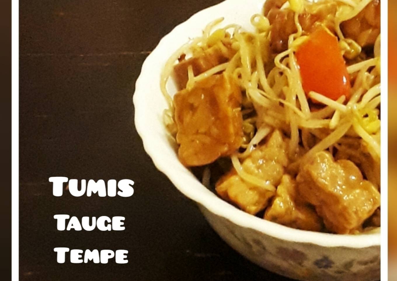 Tumis tauge tempe