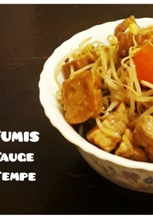Foto resep Tumis tauge tempe