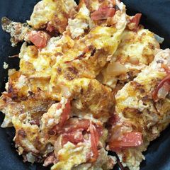A picture of Scrambled eggs.