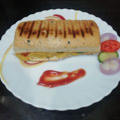 A picture of Potato Roll Hotdog.