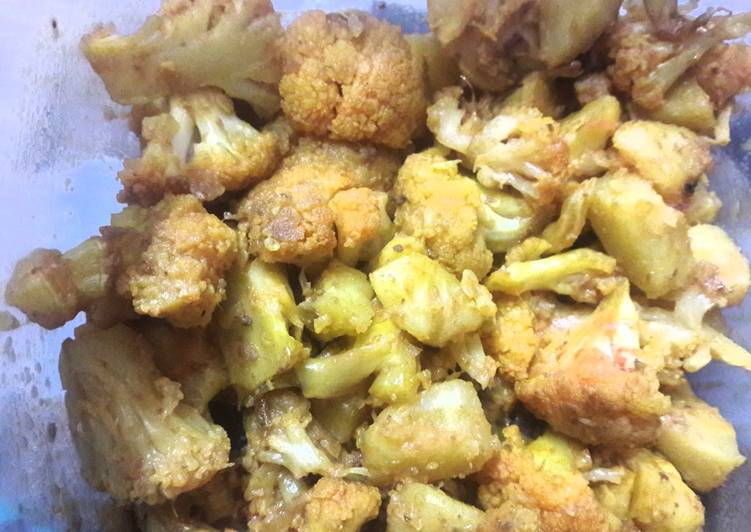 Easiest Way to Make Speedy Oil free Aloo Ghobhi