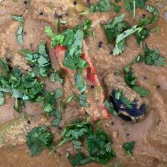 A picture of Baingan Mirchi ka salan.