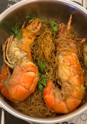 รูปของ กุ้งแม่น้ำอบวุ้นเส้น 🦐