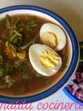 Sopa de acelgas con berro