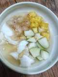 Sop buah madu simple segar diet gula sirup diabetes raw food