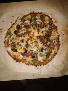 A picture of Cauliflower Crust.