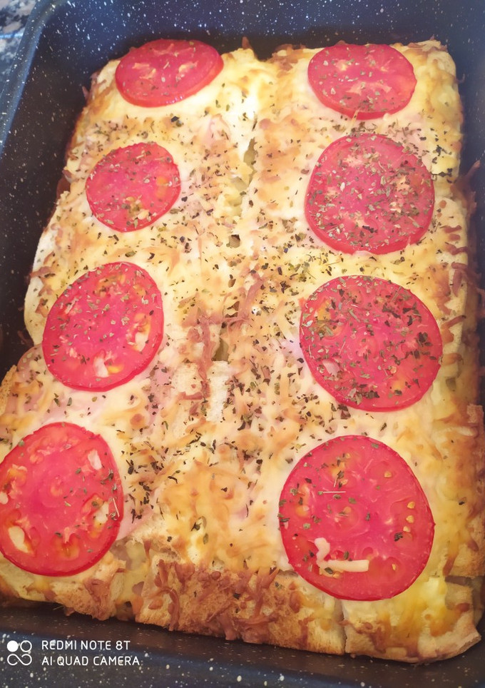 Una foto de Pastel de pan de molde