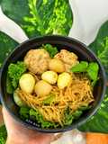 Phở sắn trộn xíu mại