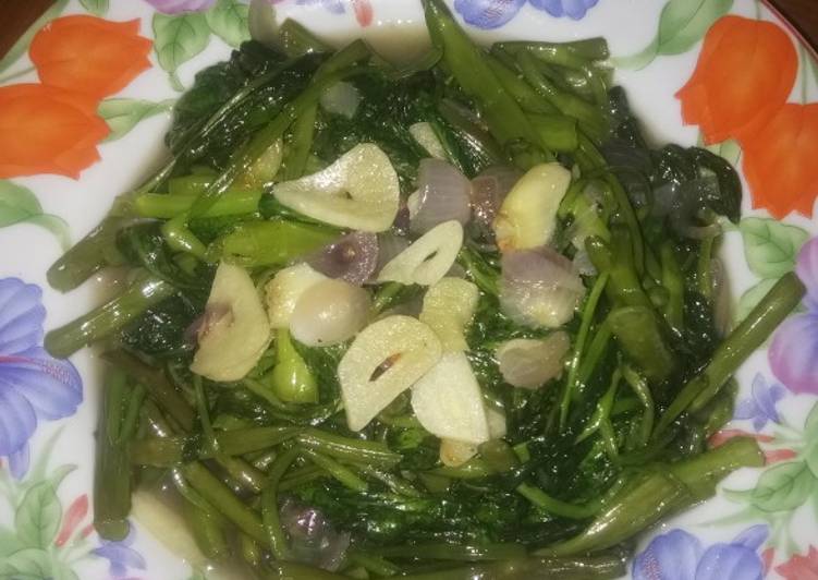 Kangkung tumis bawang