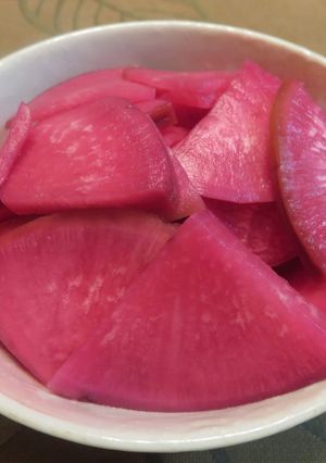 日式酸辣口味紫色蘿蔔 的食譜成品照片
