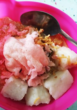 Foto resep Lontong kacau (magicom) gulai tauco