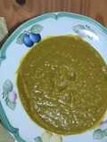 Crema de verdura con merluza y pata de cangrejo 🥰