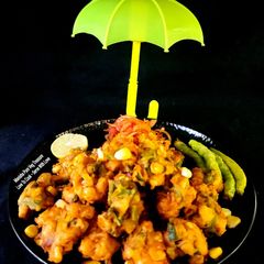 A picture of Corn Capsicum Pakore.
