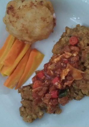 Foto resep Steak Tempe saus Bolognise