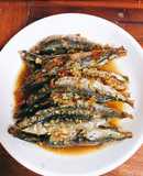 Cá Nục rim tỏi ớt