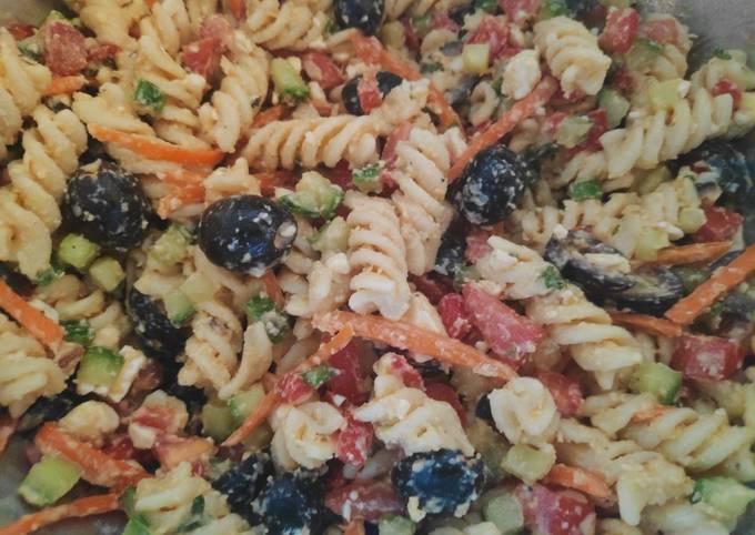 Step-by-Step Guide to Make Perfect Greek Pasta Salad (Version 2)