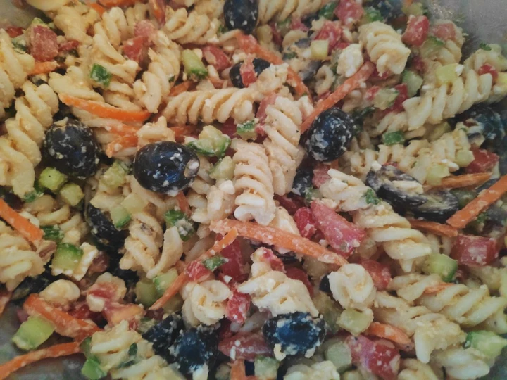 Easy Way Make Greek Pasta Salad (Version 2) the Delicious You can take Joss in your mouth