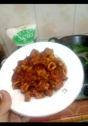 Foto resep Cumi basah simple
