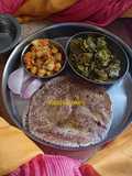 Ragi Roti and Vaal Beans Subji
