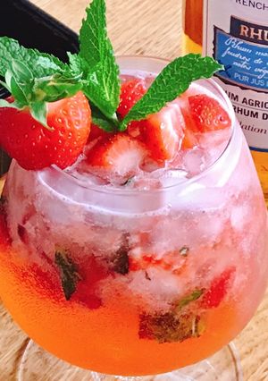 Hình của món 🌱 Cocktail Mojito Dâu Tây.