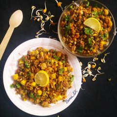 A picture of Chinese fried Sprouts.