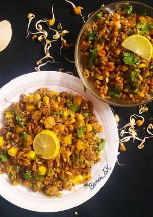 A picture of Chinese fried Sprouts.