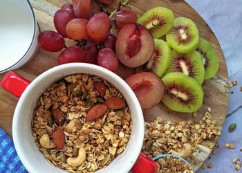 How To Cooking Recipe Spiced Granola Delicious Nutritious