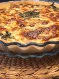 Quiche de acelgas y provoletta