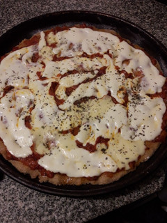 Una foto de Pizza integral rápida y fácil