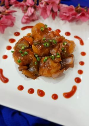 ओटस मनचुरिअन (भाप मे पके) रेसिपी मुख्य फोटो