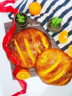 عکسی از دستور نان پرتقالی