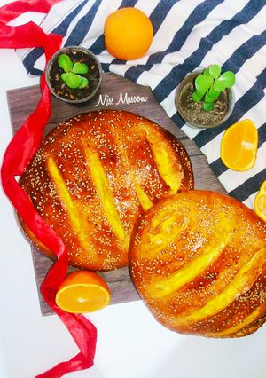 عکسی از دستور نان پرتقالی