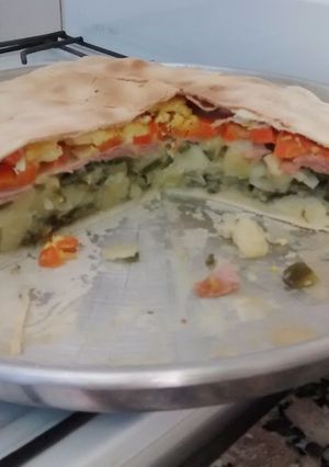 Una foto de Tarta de verduras