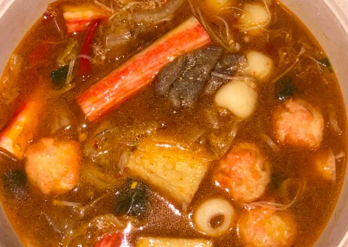 Tomyam Seafood Wagyu Slice Untuk Buka Puasa