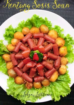 Foto resep 25. Kentang Sosis Soun
