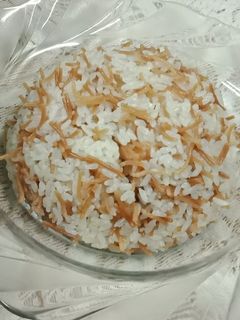 صورة لوصفة الأرز المصري بالشعيرية