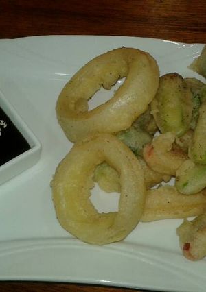 Una foto de Vegetales en masa Tempura