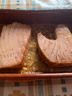 Una foto de Atún al horno