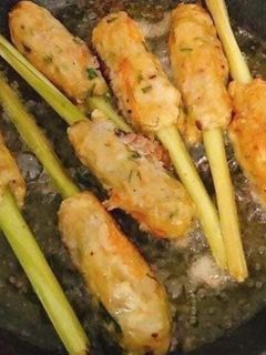 Hình của món Chả bọc sả.