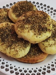 صورة لوصفة مناقيش الزعتر