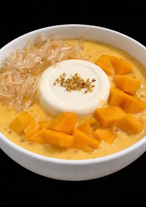 Hình của món SP.1005 - Pudding Dương Chi Cam Lộ.