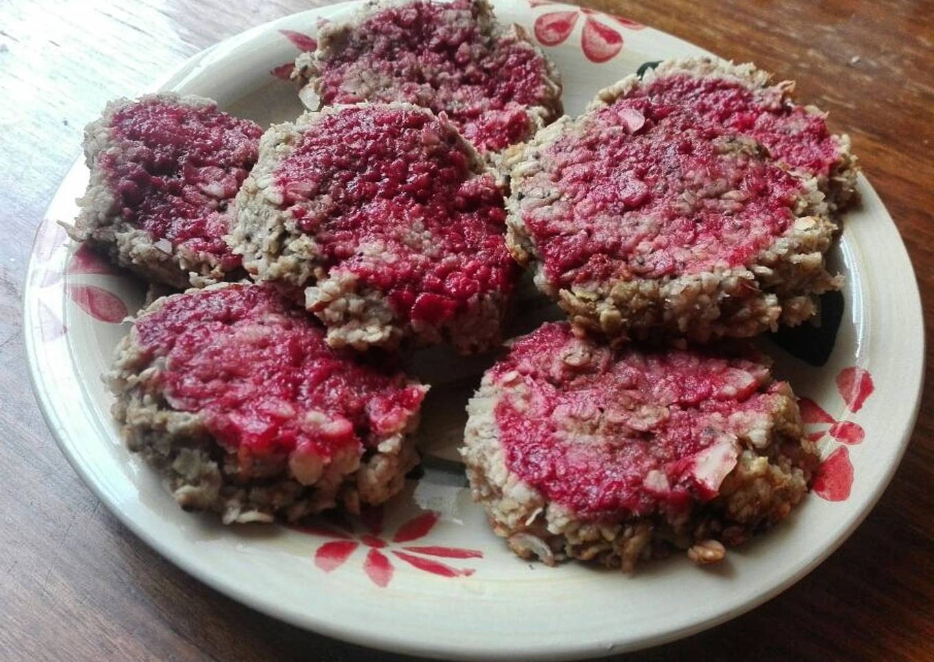 Galletones porridge de avena y pera