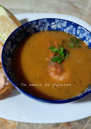 Une photo de Soupe aux crevettes 🦐