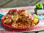 Una foto de chicharrón guisado