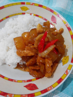 Foto resep Tumis kikil tempe