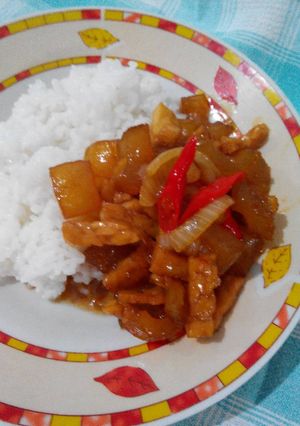 Foto resep Tumis kikil tempe
